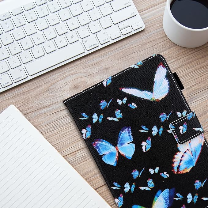 10 Blue Butterflies