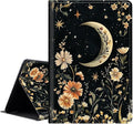 Case for All-New 7 Kindle Paperwhite 12th Gen 2024 &amp Kindle Colorsoft Signature EditionPU Leather Cover with Auto Sleep Wake FeatureMoon Wildflowers