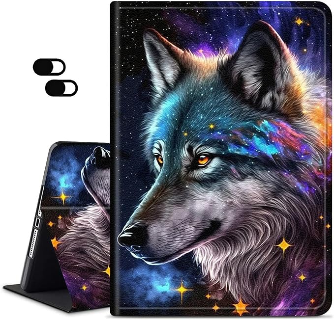 Case for Amazon Kindle Fire Max 11 Tablet (13th Gen 2023 Release) Slim Adjustable Stand Back Shell Protection Smart Cover for Fire Max 11 2023 11 Inch Moon Wolf