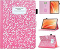 Cute Case for All-New Amazon Kindle Fire HD 10 &amp 10 Plus Tablet (13th/11th Generation 2023/2021 Release) 10.1Vegan Leather Slim Folding Stand Cover with Pocket Auto Wake/SleepPink Notebook
