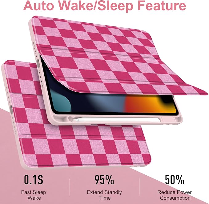 Rose & Light Pink Checkerboard