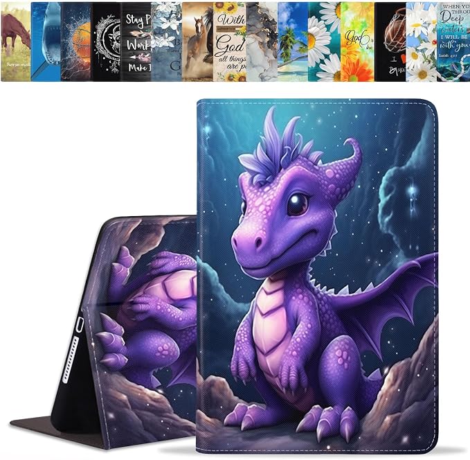 Cute blue little dinosaur