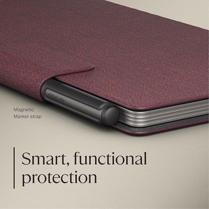 reMarkable Book Folio Mosaic Weave - Burgundy for reMarkable Paper Pro Move