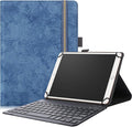 Neezee for 11” ApoloMedia EP1095T Tablet Case with Keyboard – Universal Slim 2-in-1 Protective Folio Cover(Navy Blue ApoloMedia EP1095T)