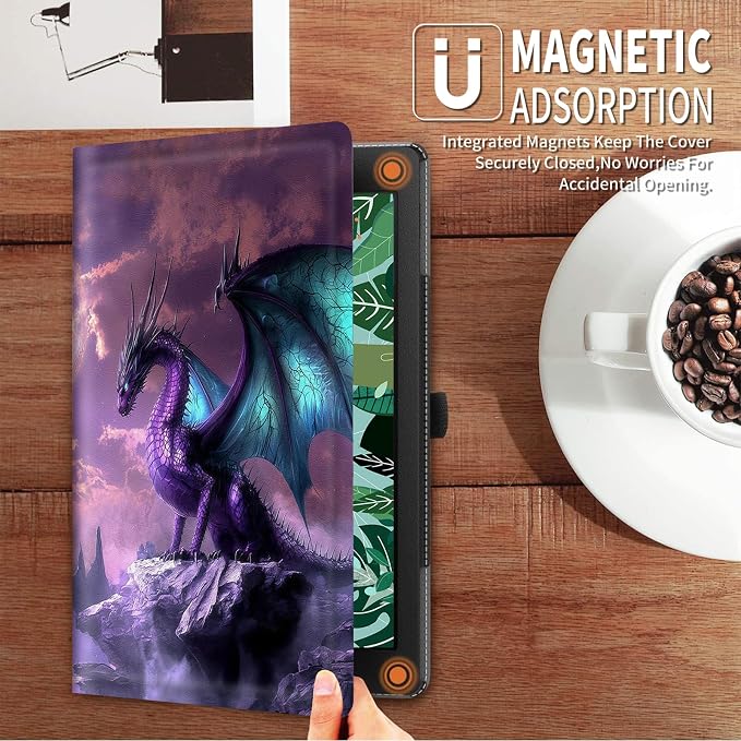 Purple Dragon with Blue Wings