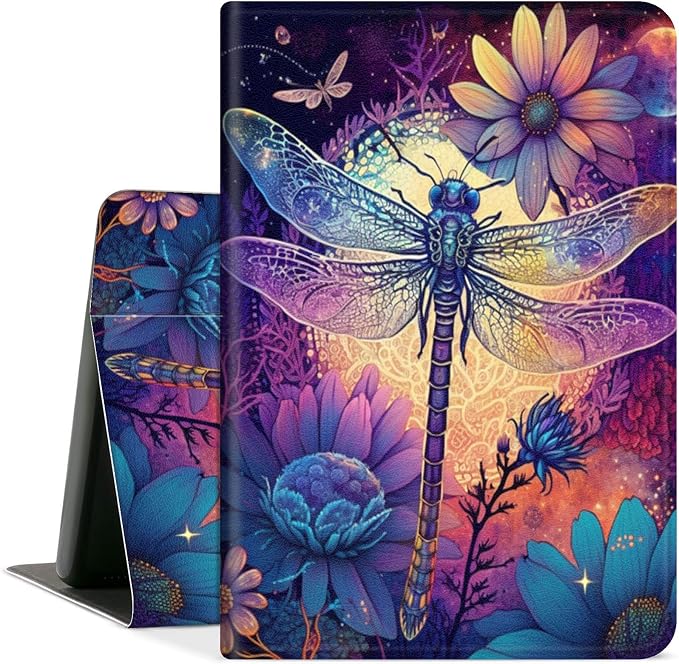 Purple Flowers Dragonfly
