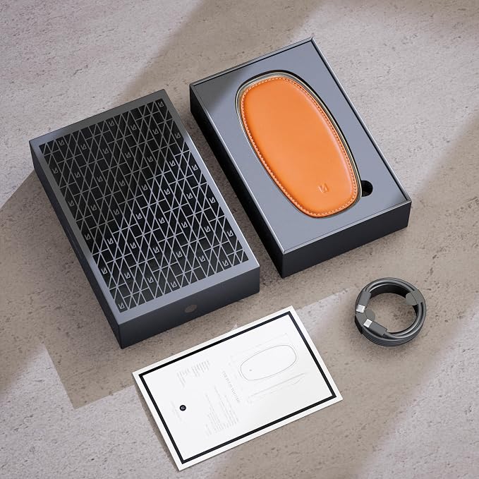 Lunar Dawn Orange Leather Chrome