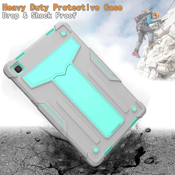 03# Gray & Mint Green