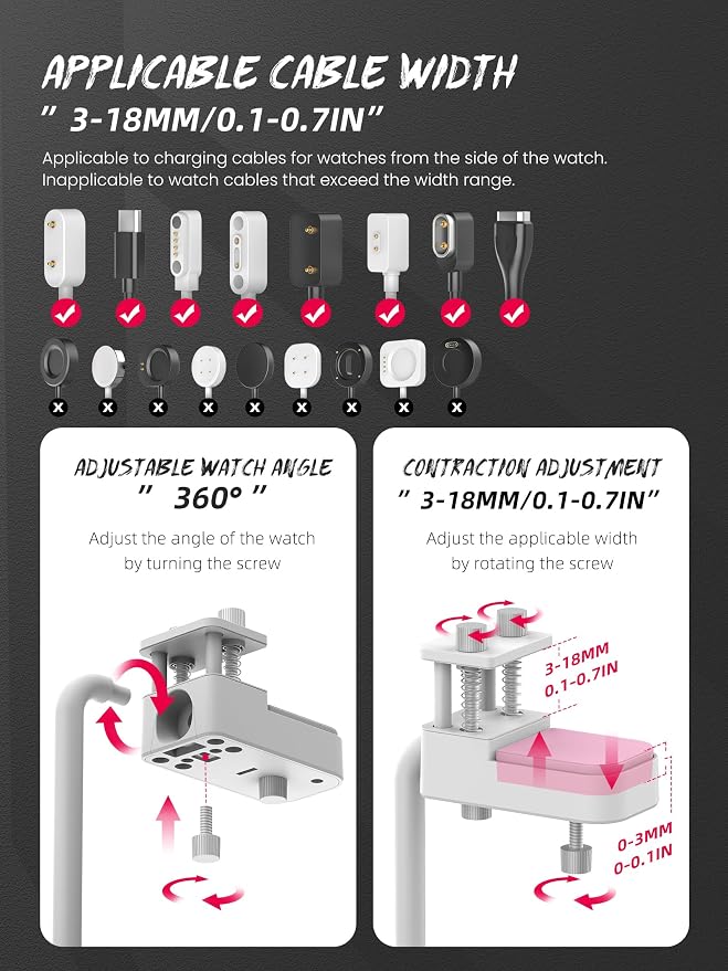 White Kids Watch Stand