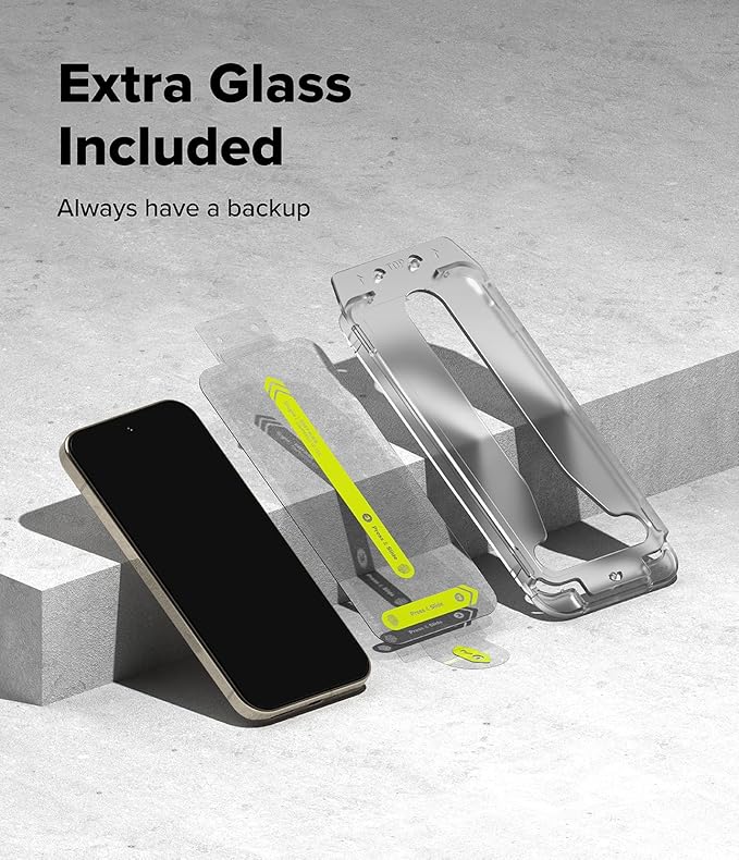 Ringke Easy Slide Tempered Glass Designed for Google Pixel 10 Pro XL Screen Protector [Super Easy to Install] Case Friendly Shatterproof Premium 9H Hardness Tempered Glass - 2 Pack