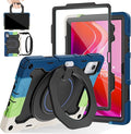 ROISKIN Case for Lenovo Tab M11 / K11 (TB-330FU/TB-330XU) 11 inch Drop-Proof Protection Cover with 360° Rotate Stand &amp Handle &amp Screen Protector &amp Shoulder Strap &amp Kids Friendly