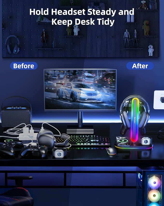 Black with RGB