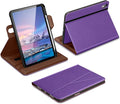 DTTO for iPad A16 Case iPad 11th / 10th Generation Case (2025/2022) 360 Degree Rotating Premium Leather Folio Stand Cover with Pencil Holder Light Purple