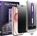 2-Pack Matte Privacy Glass Screen Protector for iPhone 14 Pro/15/16Anti-Glare &amp Anti-SpyAnti-ReflectionSmooth as SilkMilitary-Grade 9H HardnessEasy Installation