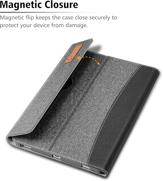 Fintie Case for Samsung Galaxy Tab S8/Tab S7 11 Inch (Model SM-X700/X706/T870/T875/T878) with Built-in S Pen Holder Multiple Angle Portfolio Business Cover with Pocket Auto Sleep/Wake Gray
