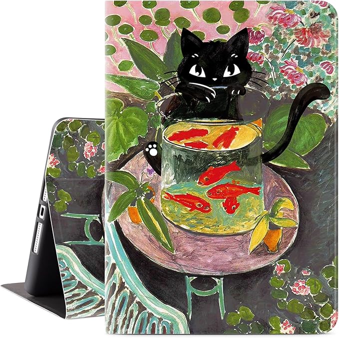Goldfish Black Cat