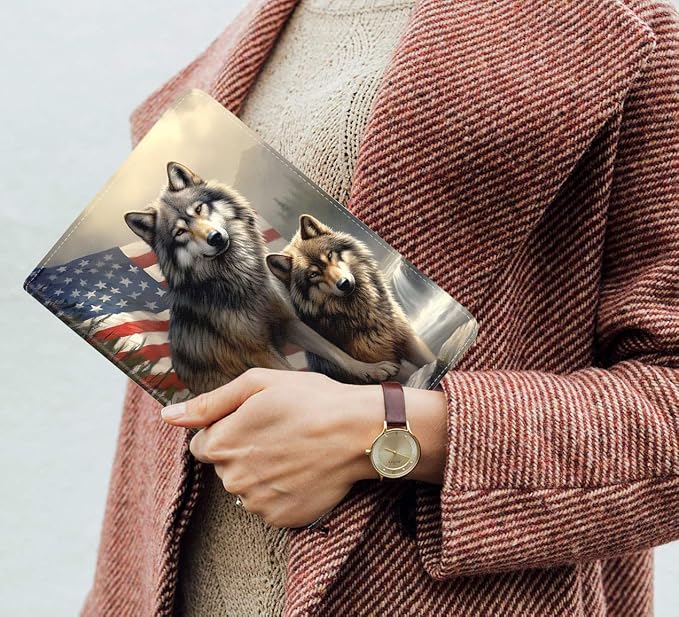 American Flag Wolf-1
