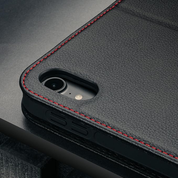 Black with Red Detail
