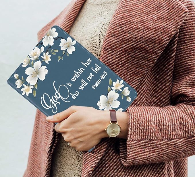 Floral Quote Bible Verse Psalm 46:5