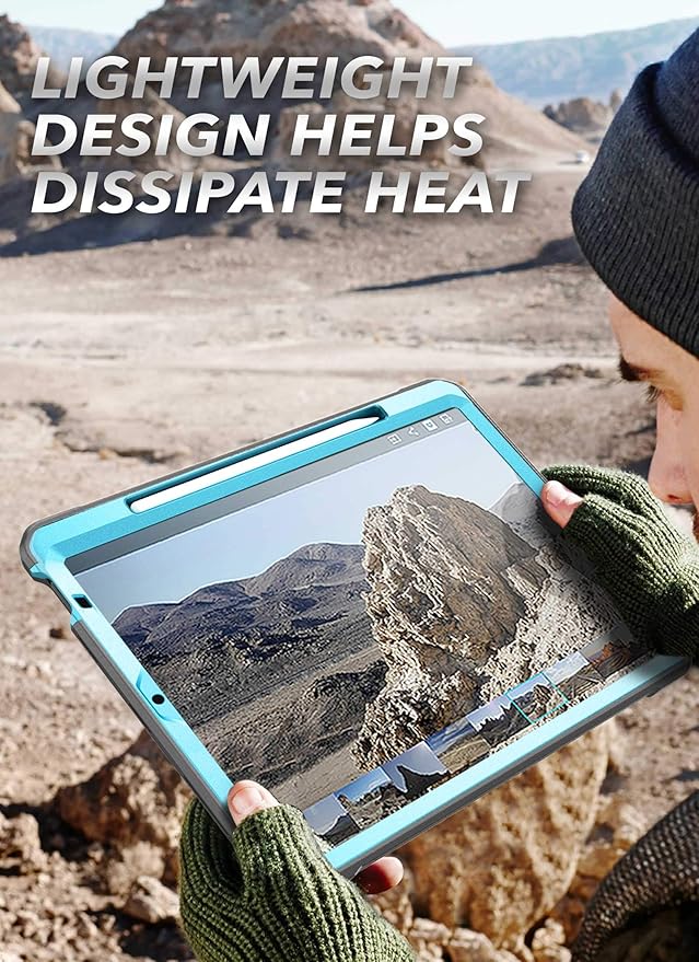 SUPCASE Unicorn Beetle Pro Series Rugged Kickstand Case for 10.9-Inch iPad Air 4 (2020)/5 (2022) Blue