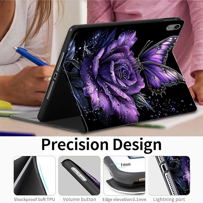 Purple Rose Butterfly