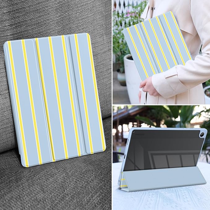 Yellow & White Stripes