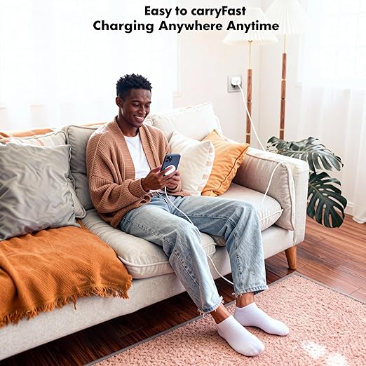 Magnetic Wireless Charger for iPhone 17 16 1510FT Long Fast Phone Charging Pad with USB C Wall Charger Block For iPhone 17 Pro Max/17/iPhone 16 Pro Max/15/Plus/Pro/14/13/12 SeriesAirPods 4/3/2/Pro 2