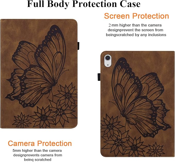 04# Flower Butterfly Brown