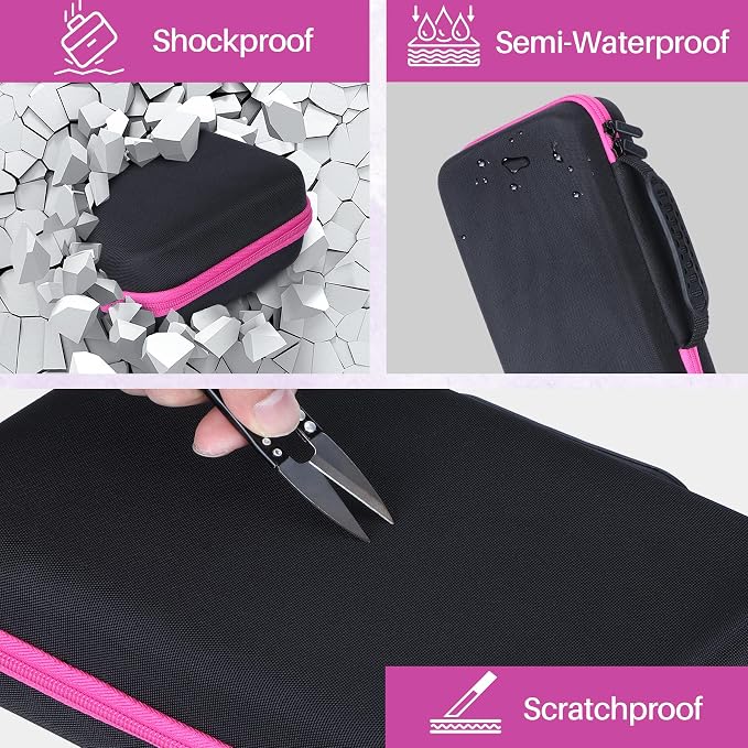 Black + Pink Case