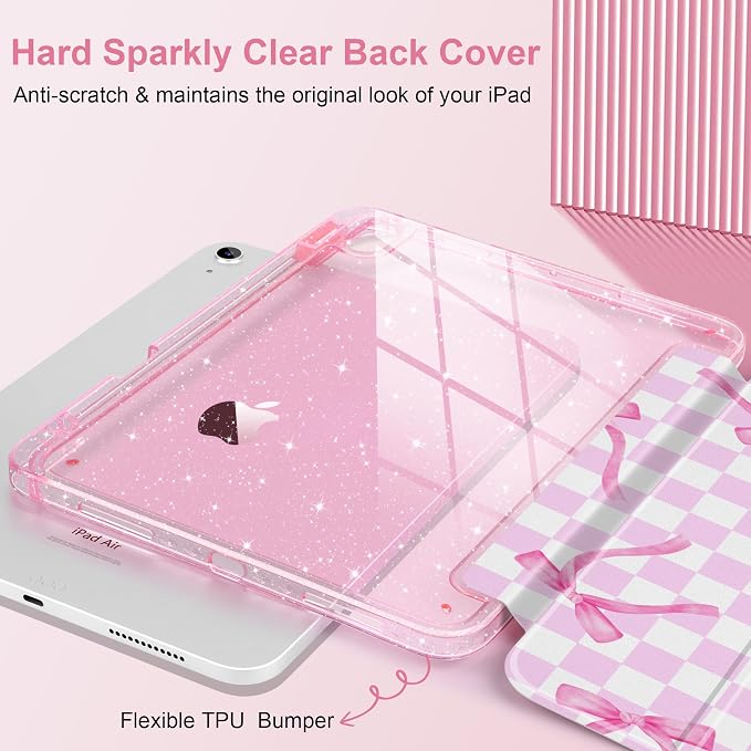 Pink Checkerboard & Bows