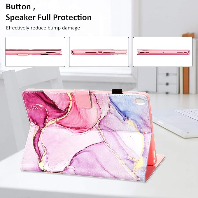 18 Pink Purple Marble