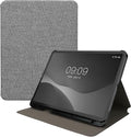kwmobile Case Compatible with Apple iPad Air 11 (6. Gen 2024) / Air 4/5 / iPad Pro 11 (2020/2021/2022) - Slim Book Style Tablet Cover with Stand Feature - Grey