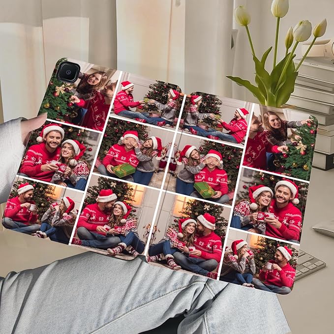 Custom Photo Personalized Flip Case for Samsung Galaxy Tab S6 lite 10.4 inch(2024)Model Code: SM-P620/P625 Samsung Galaxy Tablet Customized Picture Text Leather Stand Cover Protective Case