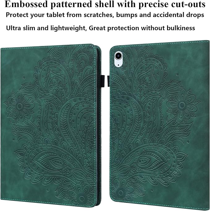 02# Green Peacock Flower