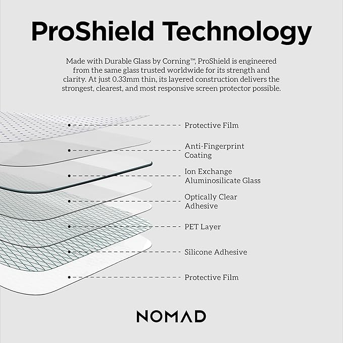 NOMAD Screen Protector compatible with iPhone 17 Air
