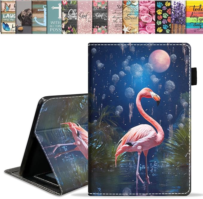 Flamingo Under Moon