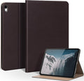 Case for iPad A16 11th Gen 11 InchiPad 10th Gen. 10.9 InchLeather Folio Cover with Auto Wake/Sleep Adjustable Stand Shockproof and Multiple View Angles Protection Case-Dark Brown