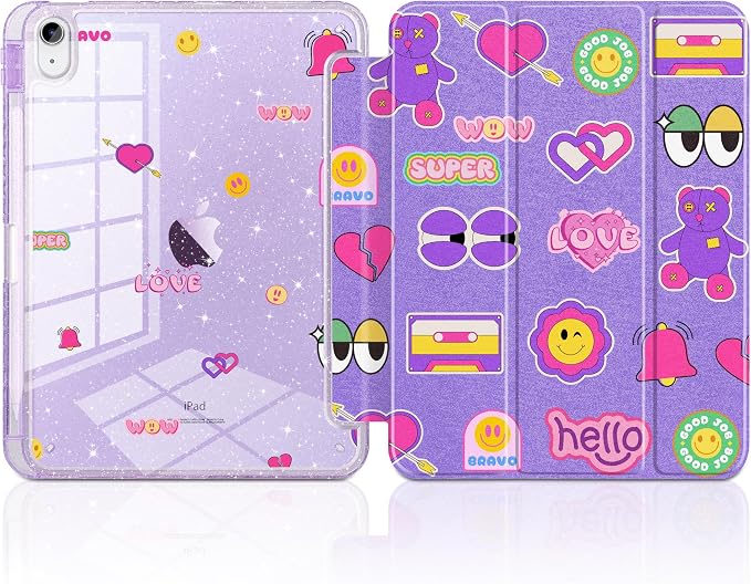 Purple - Retro Stickers