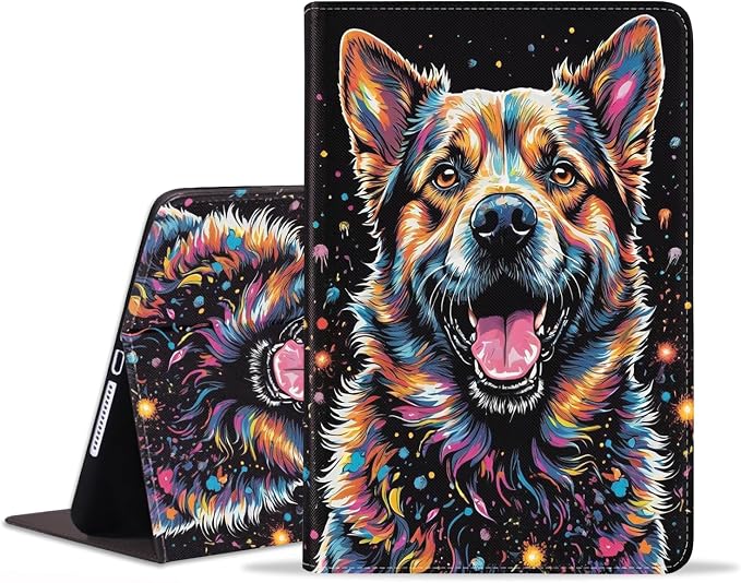 Abstract Colorful Dog