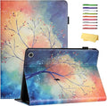 Case for Amazon Kindle Fire Max 11 Tablet (13th Generation2023 Release) 11 with Pencil Holder &amp Folio Stand Magnetic Smart PU Leather Shockproof Cover [Auto Sleep Wake] Oil Painting Tree