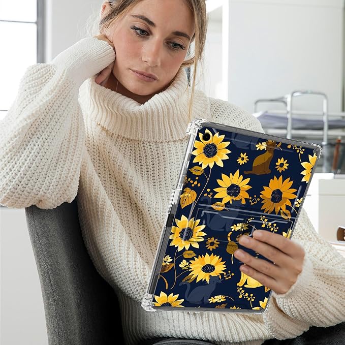 Cats Sunflowers