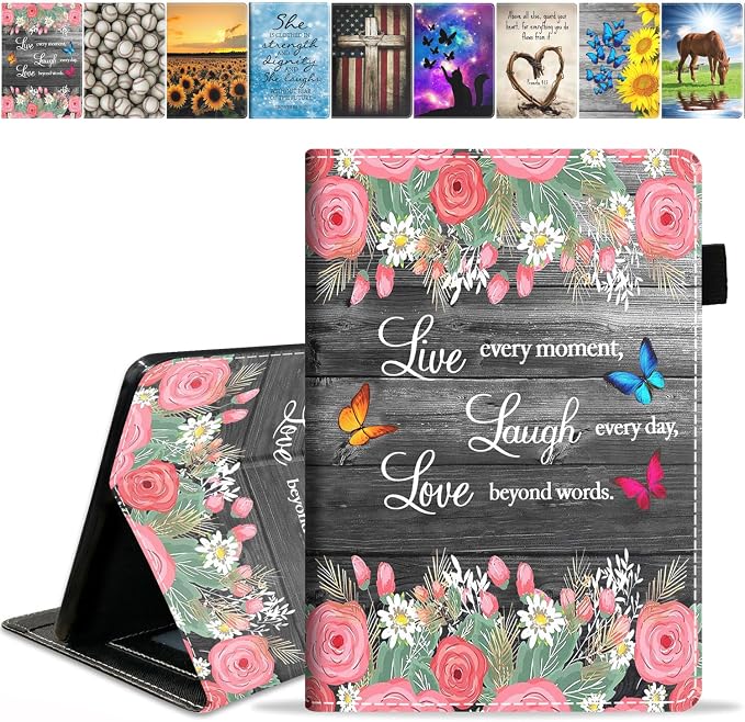 Floral Quote Live Laugh Love
