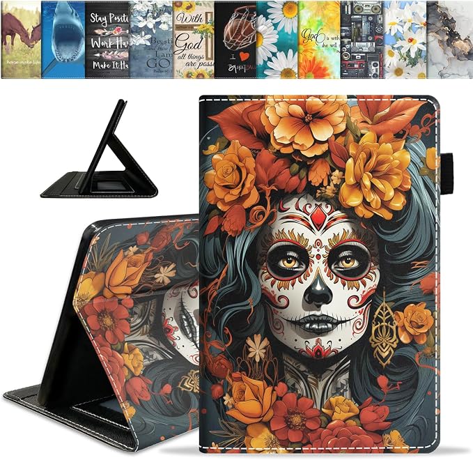 Sugar Skull Girl Flowers