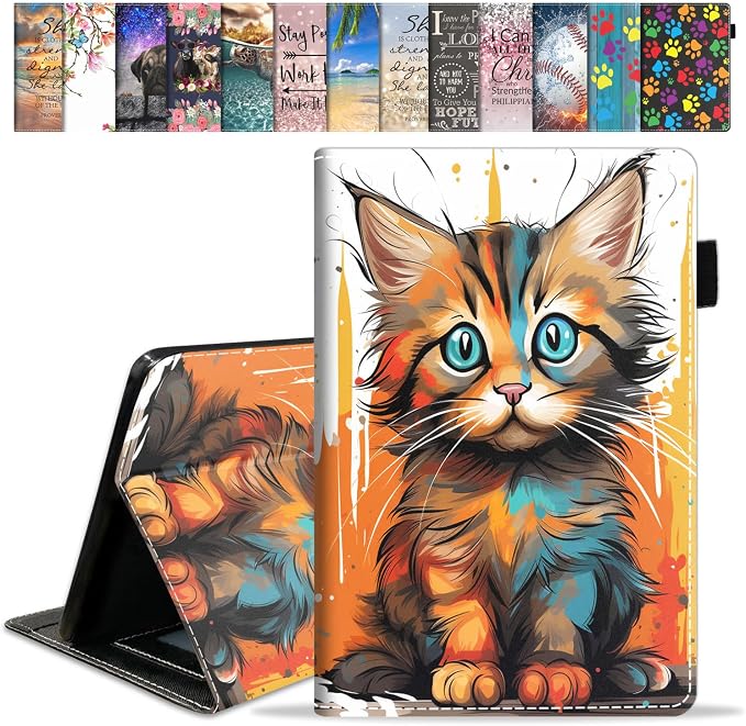 Watercolor Cartoon Cat