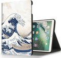 for Samsung Galaxy Tab A11/Tab A9 8.7 Inch 2025/2023 Model X133/X135/X110/X115 Tablet CaseAuto Wake/SleepAdjustable Stand Protective Cover - Ukiyo e Wave