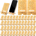 Ripeng 48 Pcs Employee Appreciation Gifts Bulk Bamboo Phone Stand for Desk Office Worker Thank You Gift for Administrative Assistant Team Coworkers Staff Nurse Teacher Week (Vivid Work Pride)