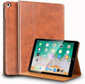 for Ipad Pro 12.9 inch Case 1st/2nd Gen 2015/2017 Old Model Genuine Leather Cover Protective ShellAuto Wake/Sleep.Brown