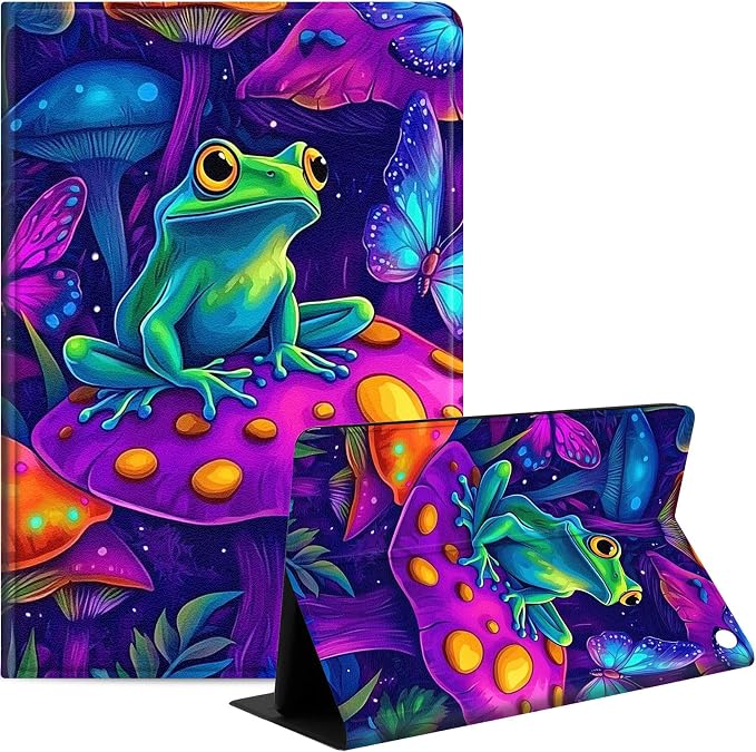 Frog On Mushroom