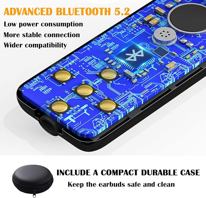 Bluetooth Ear Plugs Headphones for Work Wireless Earbuds with 60H Battery Bluetooth Adaptor Noise Cancelling Earplugs Wireless Earphones with Mic &amp Control for Motorcycle Riding Construction W