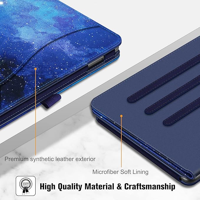 Fintie Case for All-New Amazon Fire HD 10 Tablet (13th/11th Generation 2023/2021 Release) - Multi-Angle Stand Cover with Pocket Auto Wake/Sleep Starry Sky